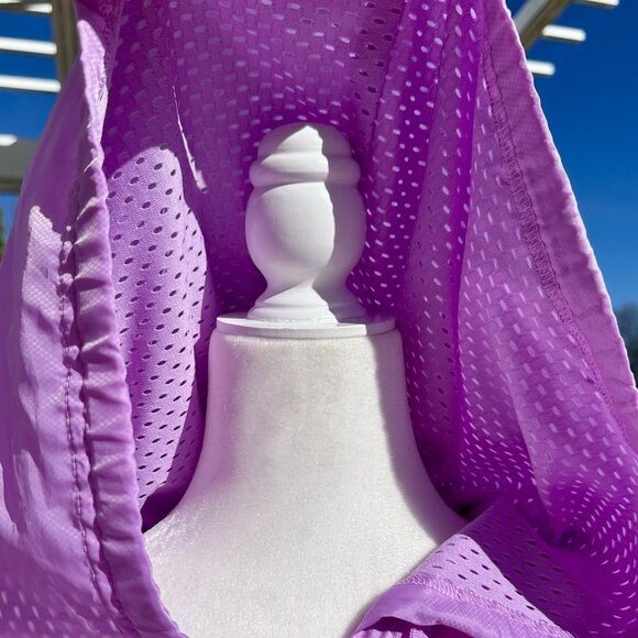 C9 by Champion Windbreaker Jacket Women's Plus 1X Violet Hi-Lo Hem Active Sporty - Picture 6 of 9